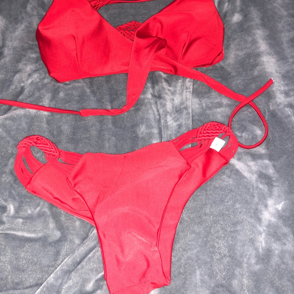 zaful criss cross front bikini! super cute!
